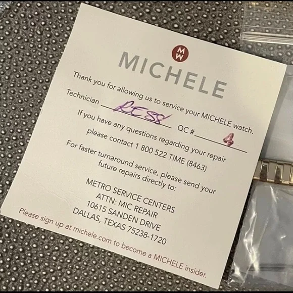 Michele Top of the Line Gold & Diamond Chronograph Women's Watch w/ Paper😍EUC - Picture 6 of 6